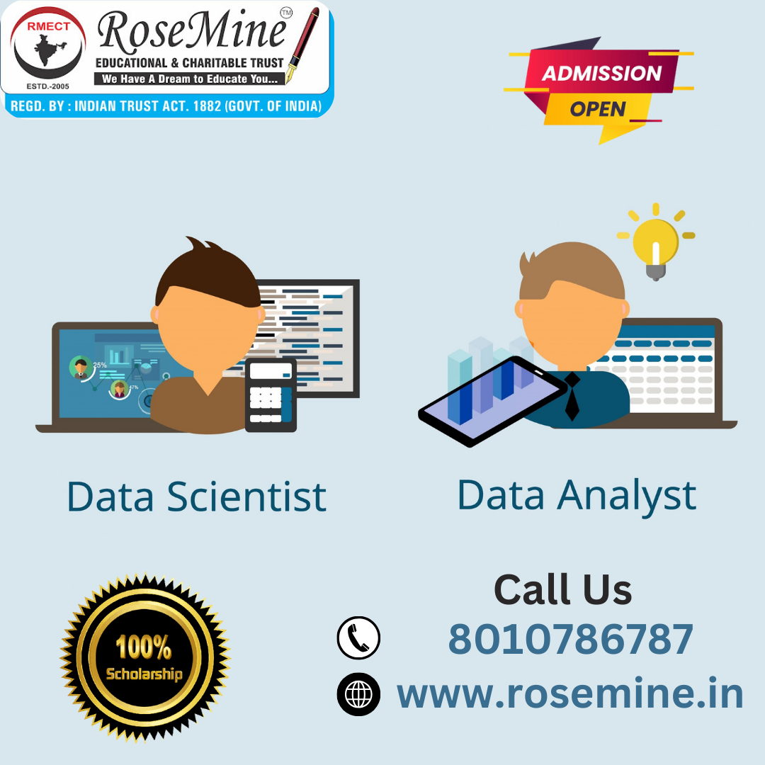 Solving the Mystery : Data Analyst vs Data Scientist In Hindi - Rosemine Educational Trust Patna #rosemine#roseminescholarship#dataanalyst#datascientist